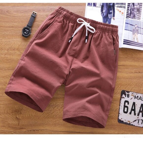 Men's Casual Sports Workout Hiking Fitness Beach Shorts Outdoor Pants - Picture 7 of 7